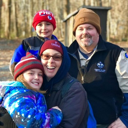 Happy Scouting Family at Camp Shaurn Carroll